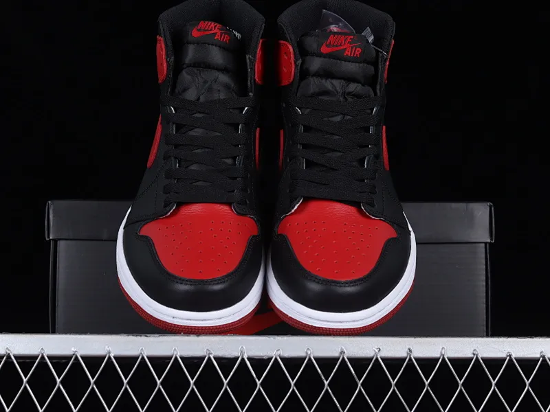 All categories Air Jordan Jordan series basketball shoes Air Jordan 1 High Air Jordan 1 Retro High OG Banned AJ1 banned Joe 1 black and red high-top basketball shoes 555088-001